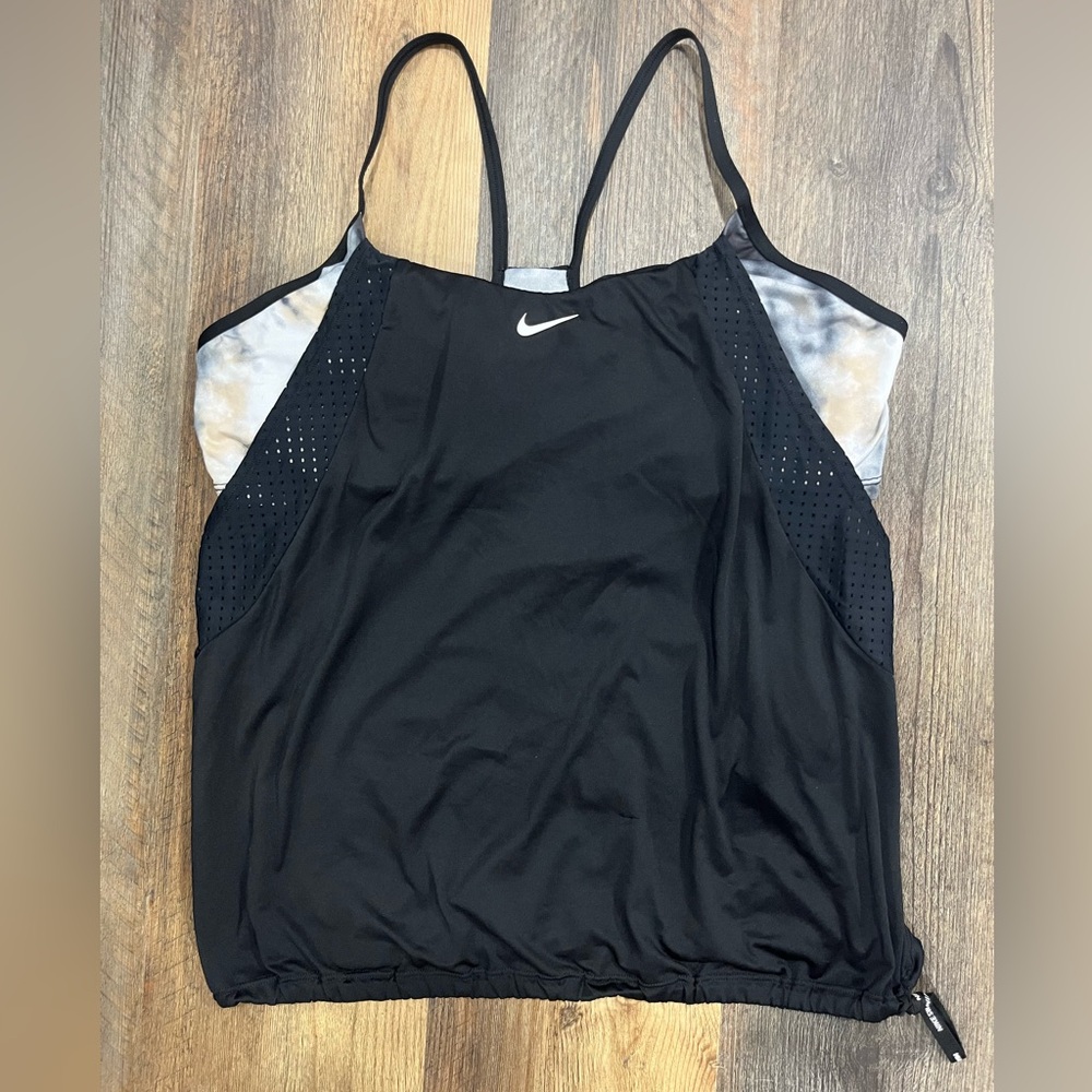 Nike Layered Tankini Swim Top Size XL